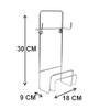 Oc9 Mirror Finish Stainless Steel Cup and Saucer Stand/Holder for 6 Cups, 6 Plates (Trio) Steel view 2