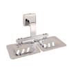 A to Z Blue Eyes 0024 Double Soap Dish Holder Stainless Steel Anti Rust for Bathroom view 1