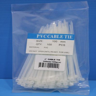 SAIFPRO PVC Cable Tie (White) (400, 300MM)