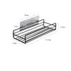 ZURATO Metal Shelf Storage Wall Mounted Durable Bathroom Shelf Organizer Rack with Strong Adhesive Hooks view 2