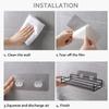 ZURATO Metal Shelf Storage Wall Mounted Durable Bathroom Shelf Organizer Rack with Strong Adhesive Hooks view 4