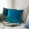 Khooti Velvet Cushion Cover, 12x12 | Bondi Blue | Pack of 2 | Solid Plain Soft & Smooth, Decorative Cushion Covers for Living Room, Bedroom, Couches, Chairs, Sofas, Beds & Home Decor view 4