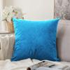 Khooti Velvet Cushion Cover, 28x28 | Bondi Blue | Pack of 1 | Solid Plain Soft & Smooth, Decorative Cushion Covers for Living Room, Bedroom, Couches, Chairs, Sofas, Beds & Home Decor view 1