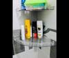 A to Z Acrylic Unbreakable Corner Set Pack of 3 Pic (Size- 8X8, 10X10, 12X12 Inch) for Bathroom/Home Dcor view 2
