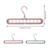 Hetarmi Multi-Function Storage Rack Magic Rotating Anti-Skid Folding Drying Rack Portable Hanging Household Wet and Dry Clothes Hanger Closet Hook Pack of 5 (Multi Color) view 3