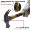 Harden 500 Grams Carbon Steel Claw Hammer with Oak Wood Handle - Professional Series - 590205 view 4