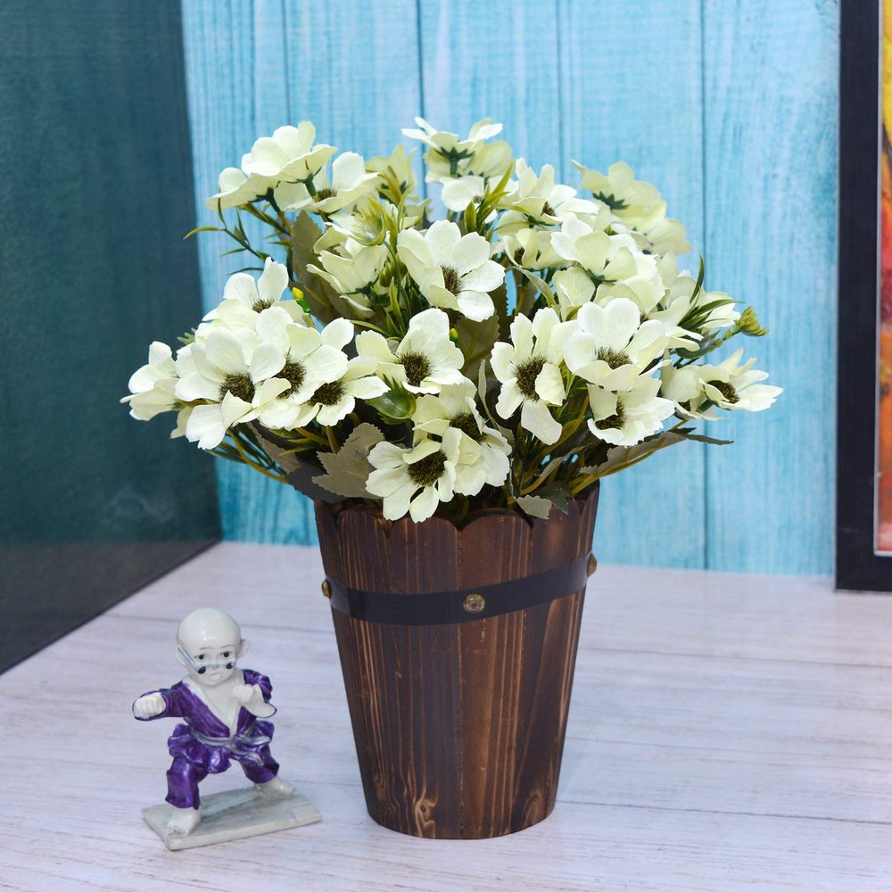 DecoreBugs (Set of 2 Artificial Flower Chrisenthmum Bunches Without Pot (Height 30 cms / 12 inchs)
