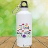 blinkNshop I Love My Sister Sipper Water Bottle, 600 Ml, Gift for Birthday, Raksha Bandhan, Rakhi- Best Gift For Sisters, Cousions, Friends view 1