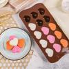 S.B. ANJALI SHALU BHAI One Mould Chocolate Mold, Silicone. (Dimple Heart Shape) view 3