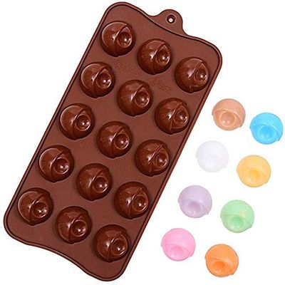 S.B. ANJALI SHALU BHAI One Mould Chocolate Mold, Silicone. (Eyes Shape)