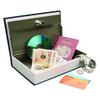 GLIVE (LABEL) Book Safe Metal Dictionary Type Jewellery Safe Metal Cash Lock Box Dictionary Vault with Combination Locker view 2