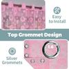 FRESH FROM LOOM Sheer Curtains 7 Feet Long Door and Window | Net Curtain | Semi Transparent Tissue Screens Parda | Eyelet Ring Parde (4 x 7 feet, Pink, 1pc Only) view 3