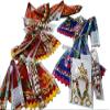 DHINCHAK Bhagwan Poshaak set 6 piece with 6 Maala and 1 laddu gopal accessory set , Multicolor view 1