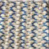 Exporthub 2 Pieces Fancy Design Blue Floral Leaf Polyester Eyelet Window Curtains - Length 6 Feet, (EHSPR719_64) view 3