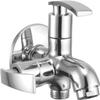 A to Z Sajal 2 in 1 Bib Cock Chrome Plated Brass Tap for Bathroom/Kitchen view 1