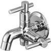 A to Z Sajal 2 in 1 Bib Cock Chrome Plated Brass Tap for Bathroom/Kitchen view 1
