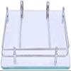A to Z Glass Polished finish Shelf Stand with F Bracket ( Transparent, 10" X 9") view 1