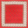 E Elma Pure Cotton Rajasthani Tradition Queen Size Jaipuri Double Bedsheets with 2 Pillow Covers (Standard, Red) view 2
