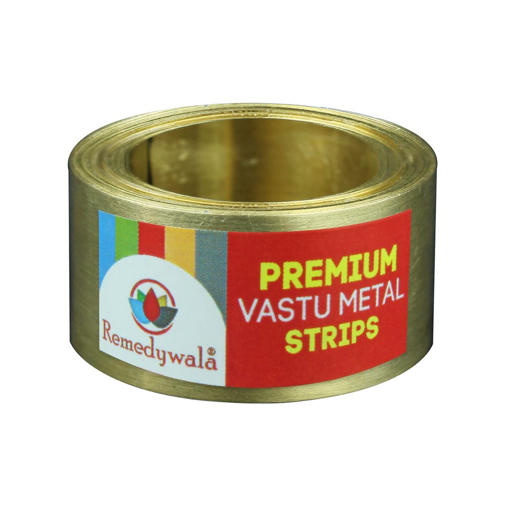 REMEDYWALA Vastu Brass Strip ((8 feet, 18mm Width -1 Piece)