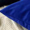 Khooti Velvet Cushion Cover, 12x12 | Royal Blue | Pack of 2 | Solid Plain Soft & Smooth, Decorative Cushion Covers for Living Room, Bedroom, Couches, Chairs, Sofas, Beds & Home Decor view 2