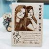 Incredible Gifts India Personalized Wooden Plaque Thankyou Gift for Wife (5x4 inches, Wood, Brown) view 4
