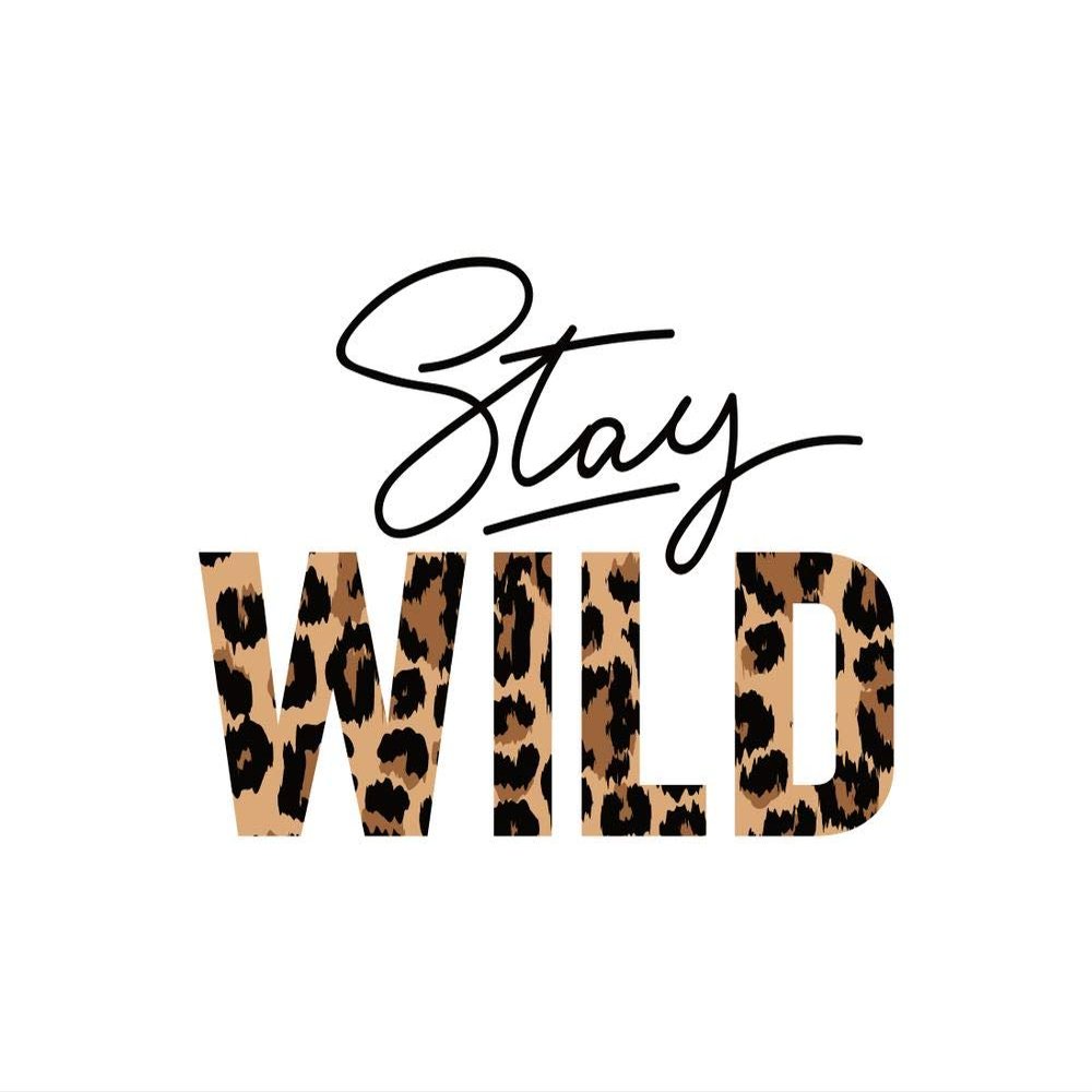 5 Ace stay wild Wall Sticker Poster|size:12x18 inch|multicolor