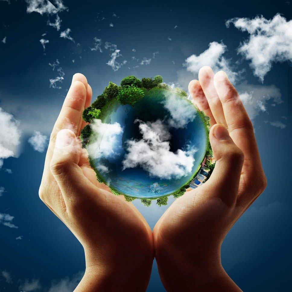 5 Acea glowing earth globe sticker poster|save water|save environment