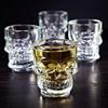 Home-Cart Drinking Glass Water Beer for Juice Bar Mug Skull Shaped with Solid Easy to Hold Handle- Set of 2 | 500 ml Each view 3