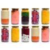 STAR WORK Air Tight Glass Jars | Transparent Storage Containers for Pickle Masala Grains and Spices (1000 ml Pack of 4 view 2
