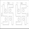 Creatick Studio Acrylic Decorative Swastik 3D Acrylic Mirror Wall Sticker (Red) view 4