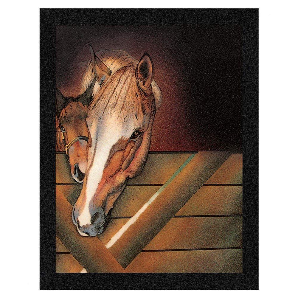ArtX Paper Two Horses Wall Art, Multicolor, Wildlife, 10.0 X 13.0 inches, Set of 1