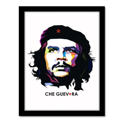 Good Hope Che Guevara Framed Poster (10 X 13-inch Multicolor)