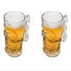 MIR9 Glass Skull Beer Mug 520ML for Your Home Bar (Set of 2) view 2