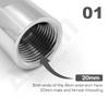 ALTON ALD325, Brass 2.5 - INCH Extension Nipple, Pack of 4 (Silver) view 4