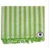 Walk Heart Cotton 249 TC Bedsheet (Standard_Green::White) view 1