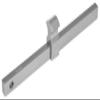 ACE Aluminium Silver Finish Latch (Set of 2 Pcs) view 3
