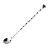NJ Premium Bar Stirrer Spoon Twisted with Muddler top, Long Spoon, Cocktail Mixing Spoon, Long Handle Stirring Spoon, Stainless Steel Cocktail Spoon, Bar Cocktail Shaker Spoon 11" Length : 1 Pc. view 1