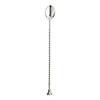 NJ Premium Bar Stirrer Spoon Twisted with Muddler top, Long Spoon, Cocktail Mixing Spoon, Long Handle Stirring Spoon, Stainless Steel Cocktail Spoon, Bar Cocktail Shaker Spoon 11" Length : 1 Pc. view 2