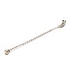 NJ Premium Bar Stirrer Spoon Twisted with Muddler top, Long Spoon, Cocktail Mixing Spoon, Long Handle Stirring Spoon, Stainless Steel Cocktail Spoon, Bar Cocktail Shaker Spoon 11" Length : 1 Pc. view 3