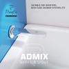 Pixaflo Admix Brass Bath Tub Spout with Wall Flange | Chrome (Pack of 1) view 2