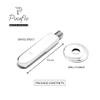 Pixaflo Admix Brass Bath Tub Spout with Wall Flange | Chrome (Pack of 1) view 3