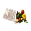 Clean Planet Fridge Bag for Vegetables Storage Net Bags for Fridge : Eco-Friendly, Non-Toxic, Washable, Reusable, Natural - Set of 6 (9.5" x 14") view 3