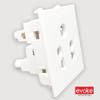 Evoke 6 Amps 2 in 1 Socket with Concealed Brass Terminal[2m] - Set of 10 Pcs. view 3