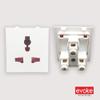 Evoke 6 Amps 2 in 1 Socket with Concealed Brass Terminal[2m] - Set of 10 Pcs. view 4