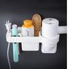 ZURATO Durable Plastic Wall Mounted Hair Care Tools Holder for Blow Dryer, Straightener, dryer storage rack, Adhesive Hair Dryer Holder, Hair Care Tools Organizer(No Drilling, Multicolor, Large) view 1