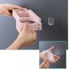 ZURATO Durable Plastic Wall Mounted Hair Care Tools Holder for Blow Dryer, Straightener, dryer storage rack, Adhesive Hair Dryer Holder, Hair Care Tools Organizer(No Drilling, Multicolor, Large) view 3
