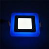 Ravi's Enterprise 6 Watt LED Side Square Panel Double Color Pop Ceiling 3D Effect Lighting (White and Blue) - Pack of 2 view 2