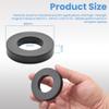 Pullox Donut Shape Magnets, OD 60mm x ID 24mm x 13mm Thick, Natural, Pack of 2 view 3