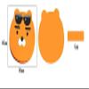 HARI - 5PCS Silicone Rubber Coaster Colorful Animal Coaster Cup Mat for Drinks Durable Non-Slip Hot Pads Protection Furniture Damage for Home and Kitchen Use. view 3