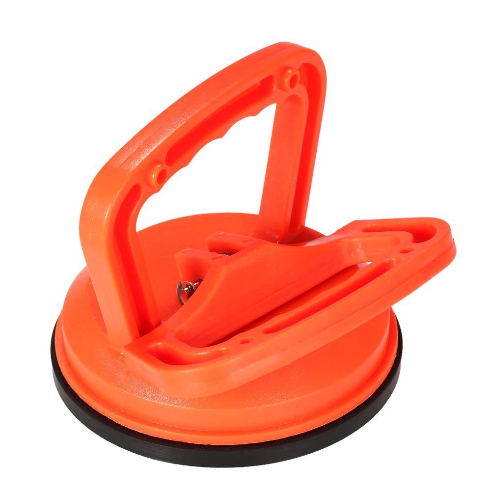 uptodateproducts Plastic Single Head Suction Cup Sucker Handle Puller Lifter Dents Remover for Glass Anti-Static Floor Tile Organizer, Standard Size